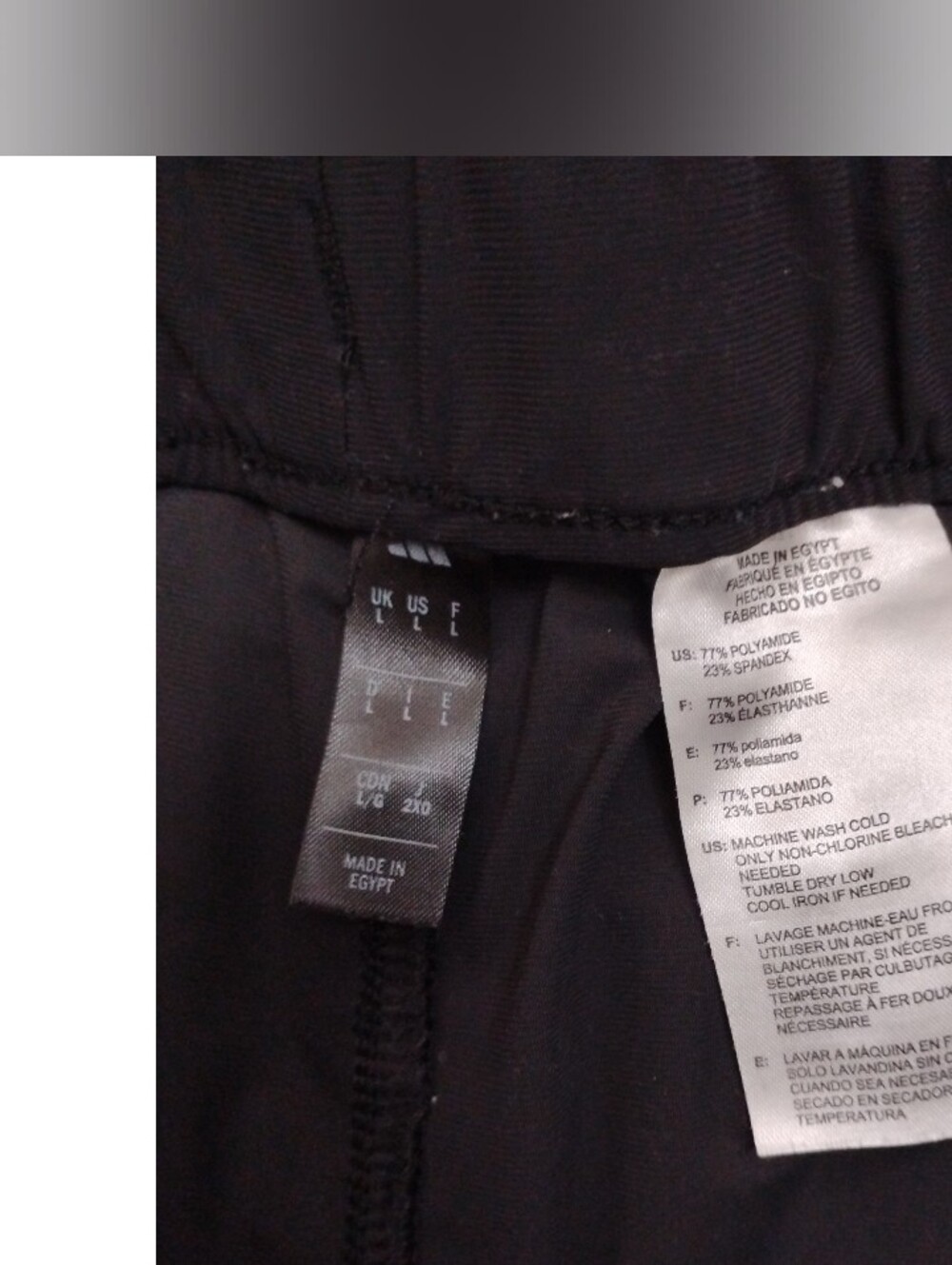 Adidas Men's Black Athletic Shorts - Picture 3 of 4